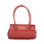 Rosso Poliuretano Women Handbag
