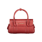 Rosso Poliuretano Women Handbag