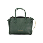 Verde Polyurethane Women Handbag