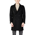 Black Polyester Coat