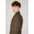 Bicolor Polyester Coat