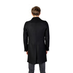 Black Polyester Coat