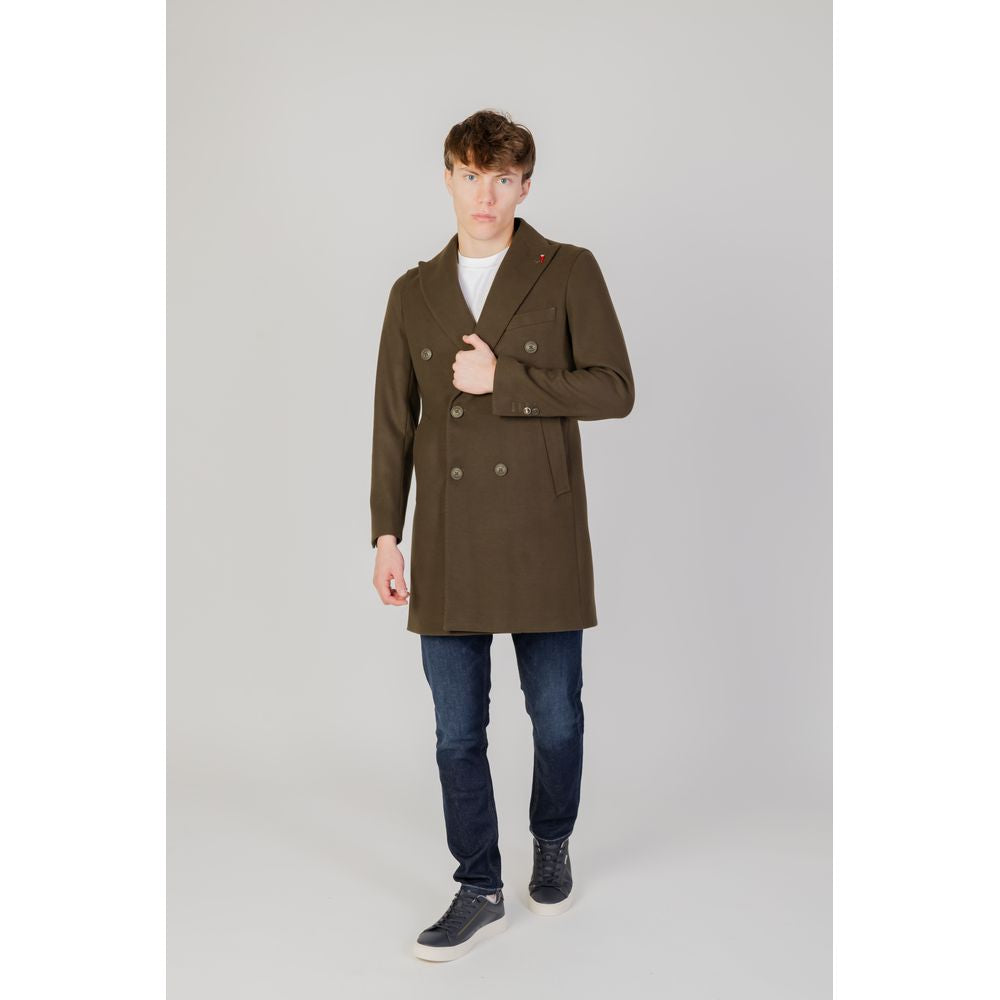 Bicolor Polyester Coat
