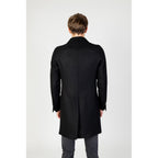 Black Polyester Coat