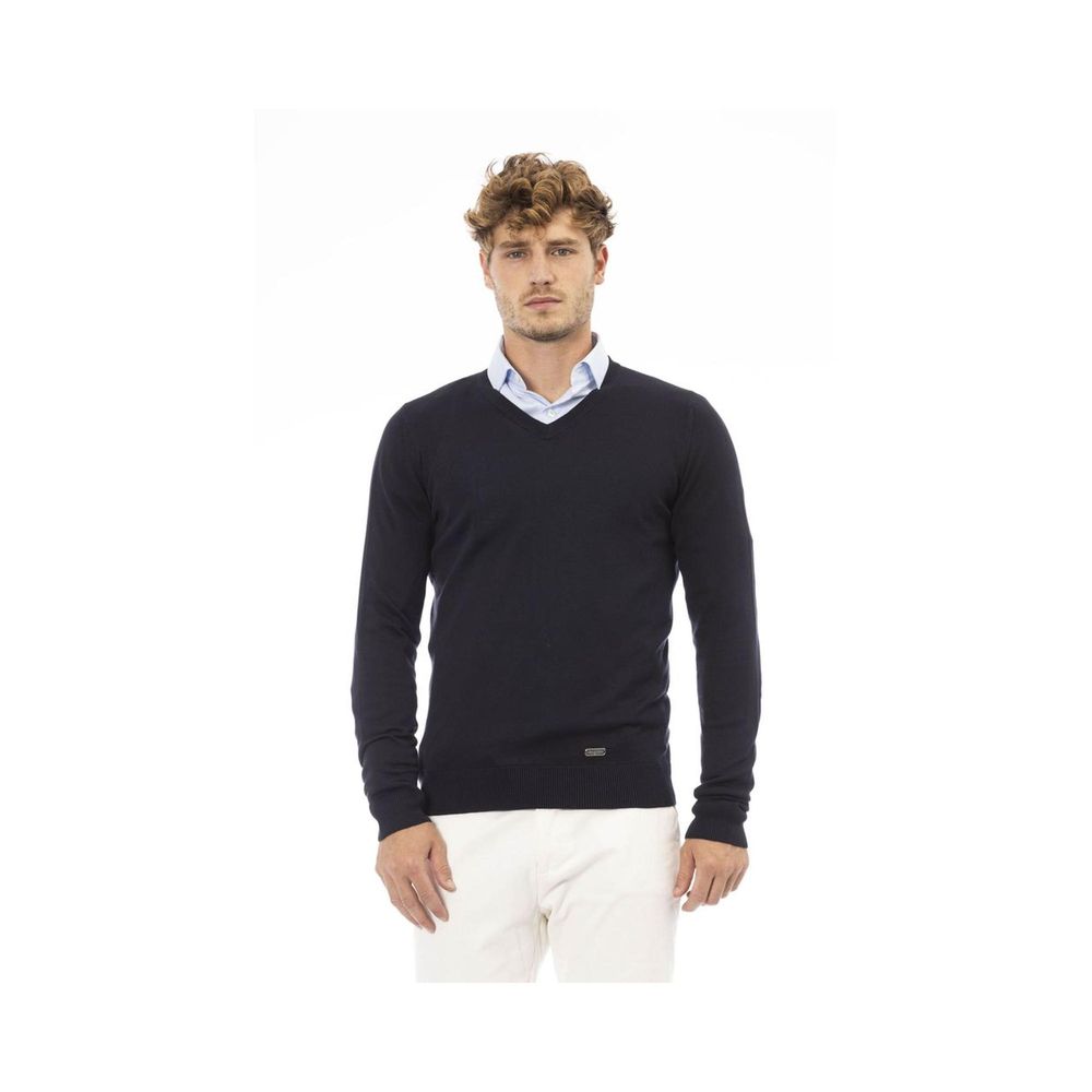 Blue Cashmere Sweatshirt