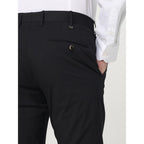 Black Cotton Dress Pants
