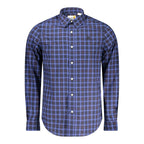 Blu Cotton Men Shirt