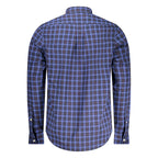 Blu Cotton Men Shirt