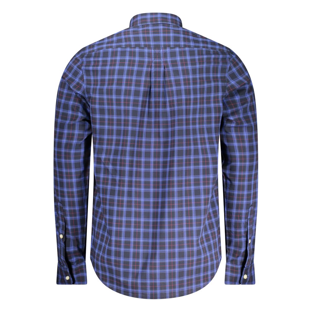 Blu Cotton Men Shirt