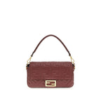 Bordeaux Calf Leather Bos Taurus Shoulder Bag