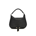 Black Calf Leather Bos Taurus Shoulder Bag