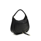 Black Calf Leather Bos Taurus Shoulder Bag