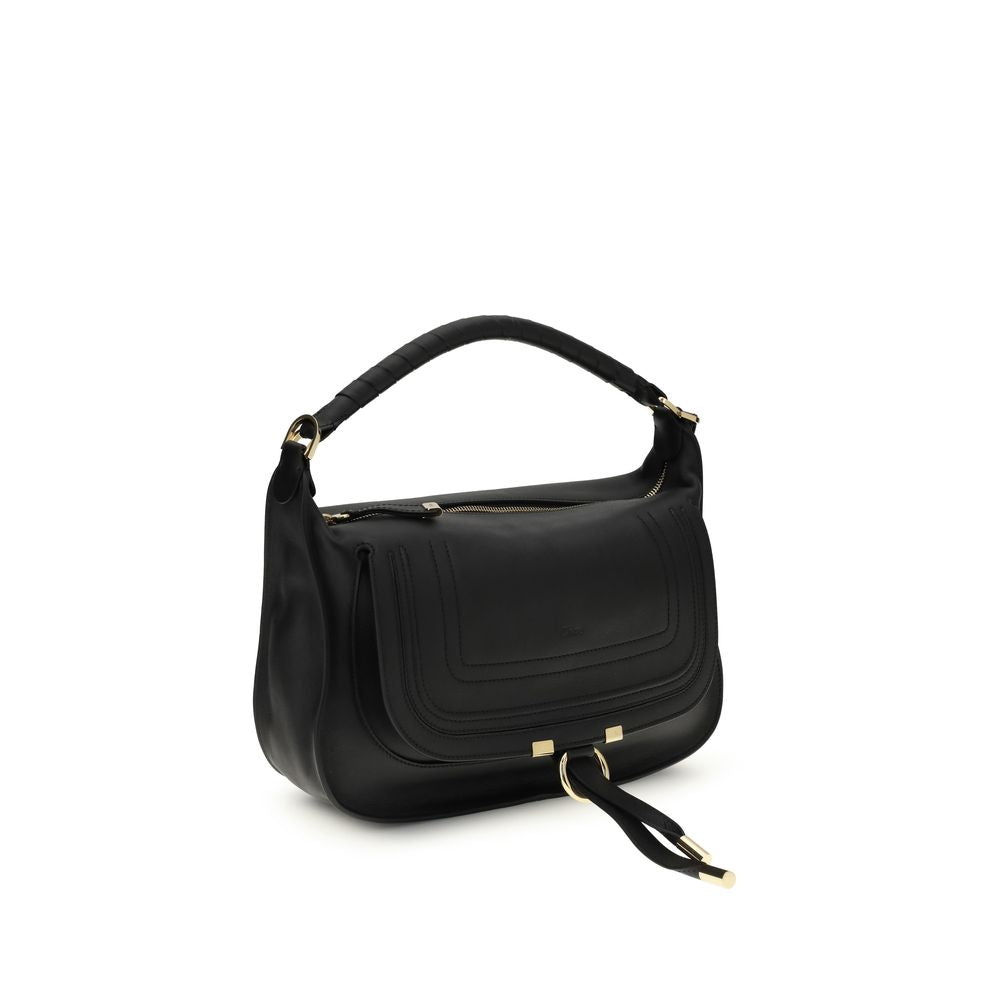 Black Calf Leather Bos Taurus Shoulder Bag