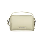 Bianco Polyurethane Women Handbag