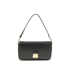 Black Calf Leather Bos Taurus Shoulder Bag