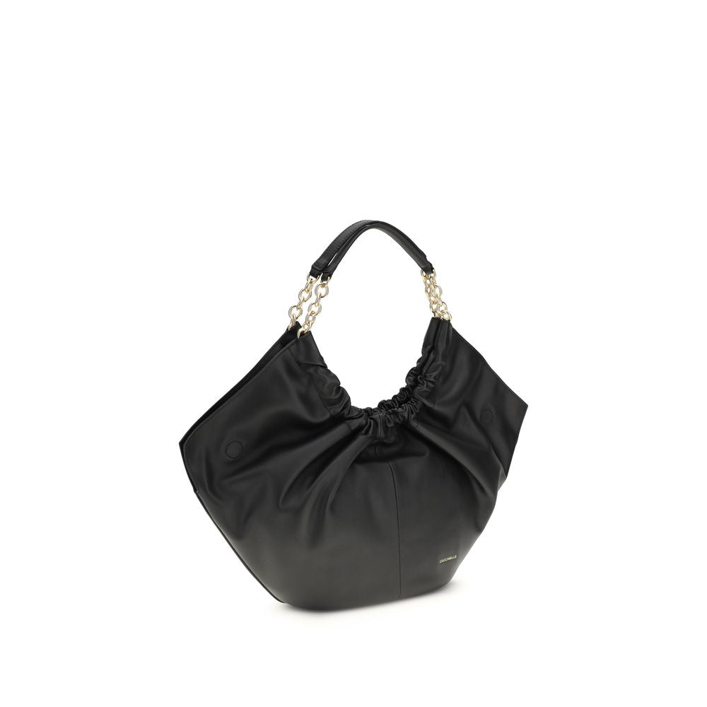 Black Calf Leather Bos Taurus Shoulder Bag