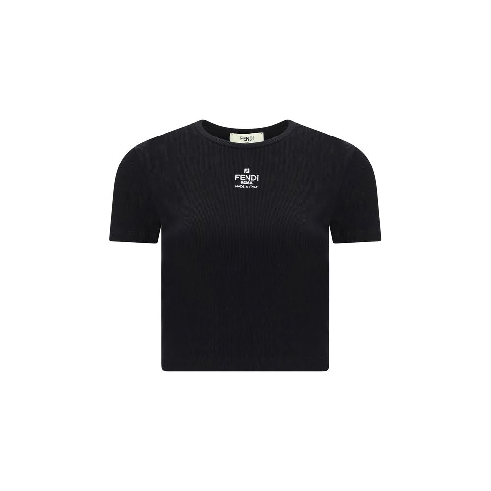 Black Cotton T-Shirt