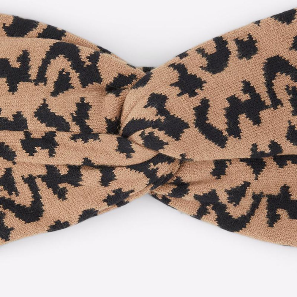 Brown Viscose Hair Bow