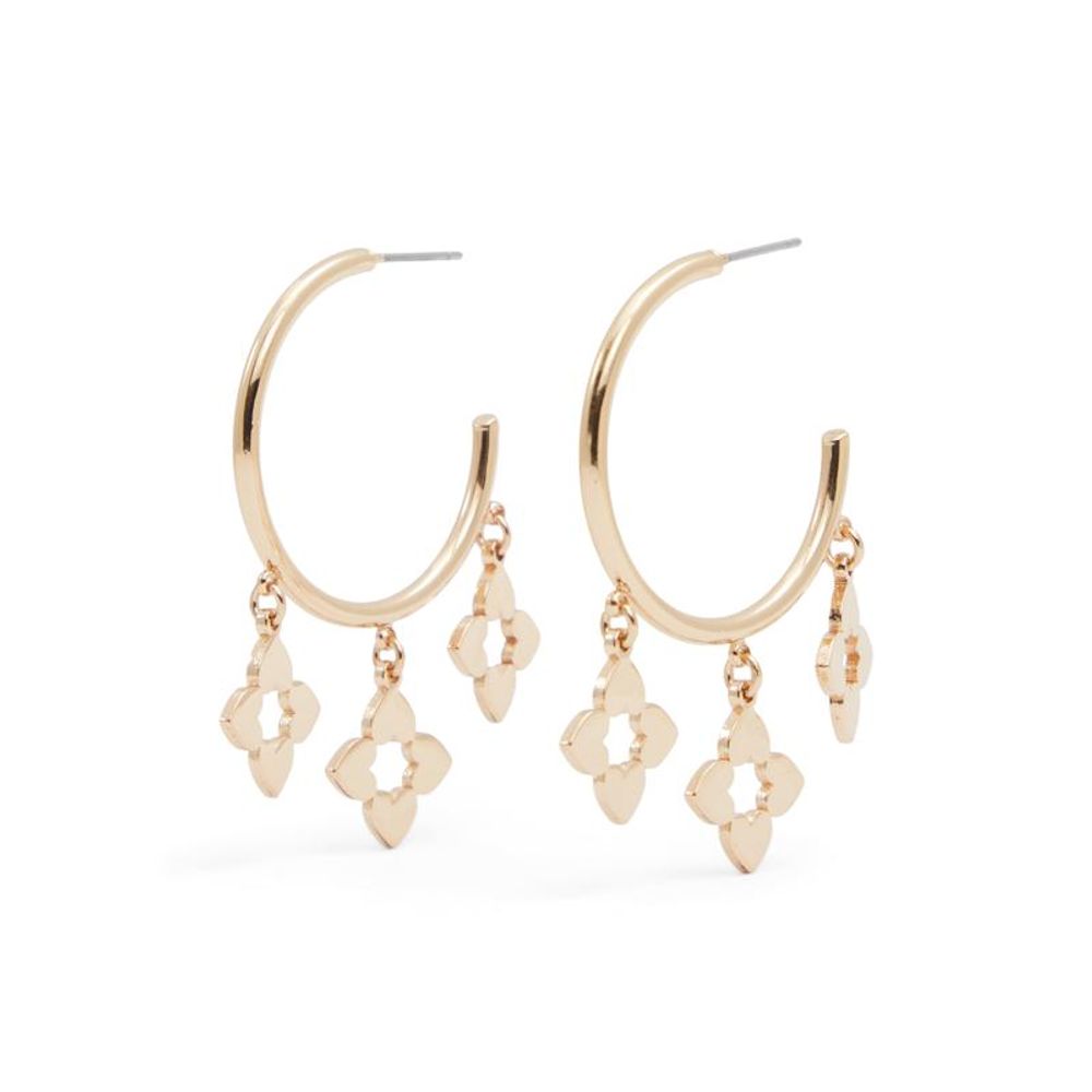 Gold Elastane Earrings