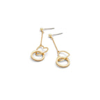 Gold Elastane Earrings