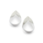 Silver Elastane Earrings