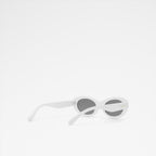 White Polycarbonate Sunglasses