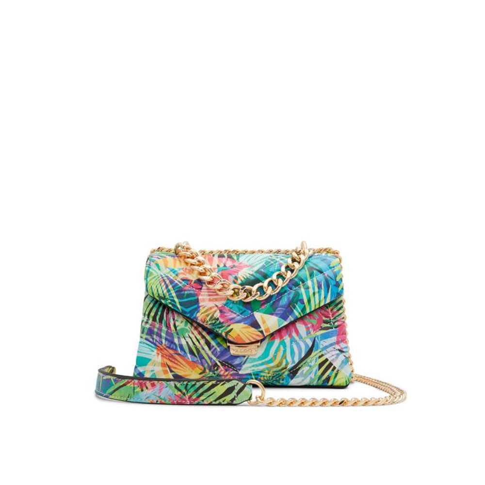 Light Blue Polyethylene Shoulder Bag