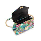 Light Blue Polyethylene Shoulder Bag