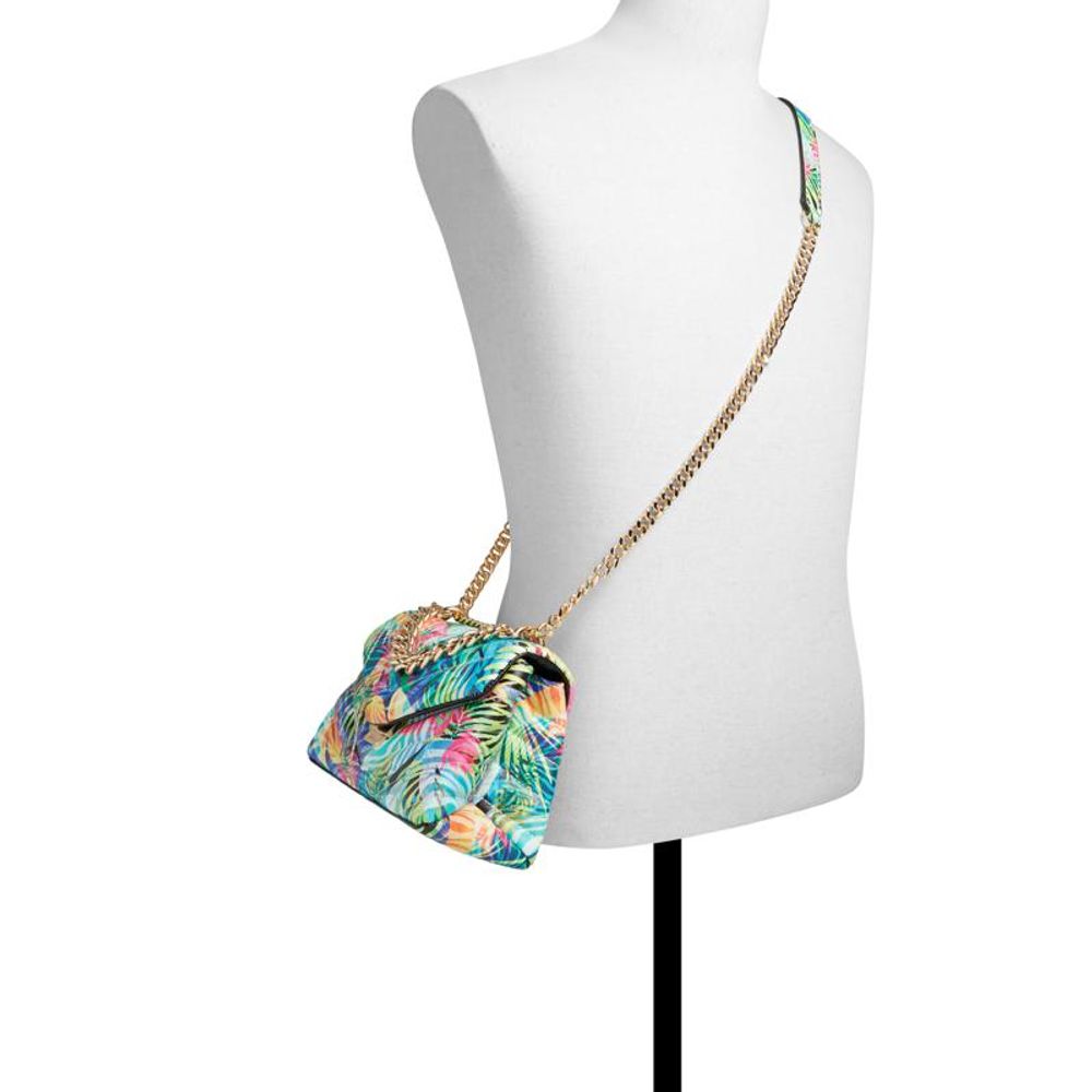 Light Blue Polyethylene Shoulder Bag