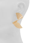 Gold Elastane Earrings