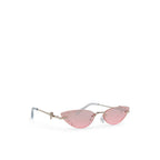 Silver Polycarbonate Sunglasses