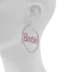 Silver Elastane Earrings