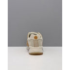 Beige Nylon Low Top Sneakers