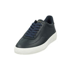 Blue Cowhide Low Top Sneakers