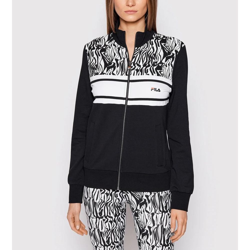 Black Cotton Sweatshirt