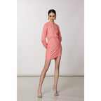 Pink Copper Casual Dress