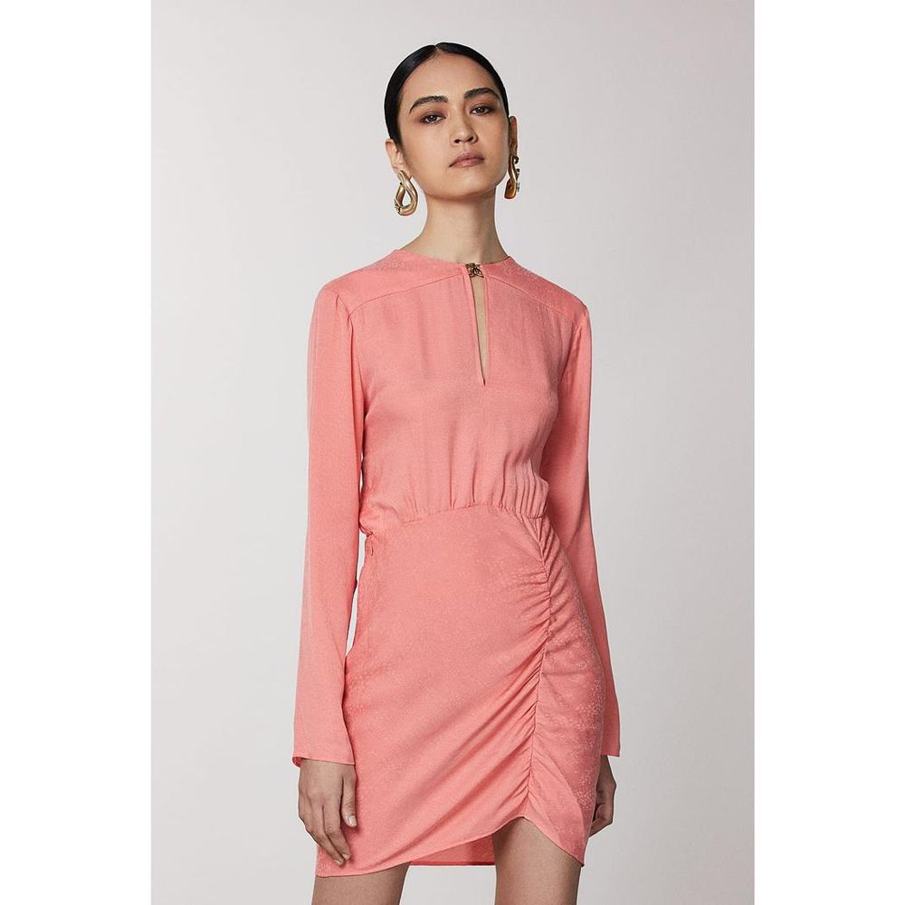 Pink Copper Casual Dress