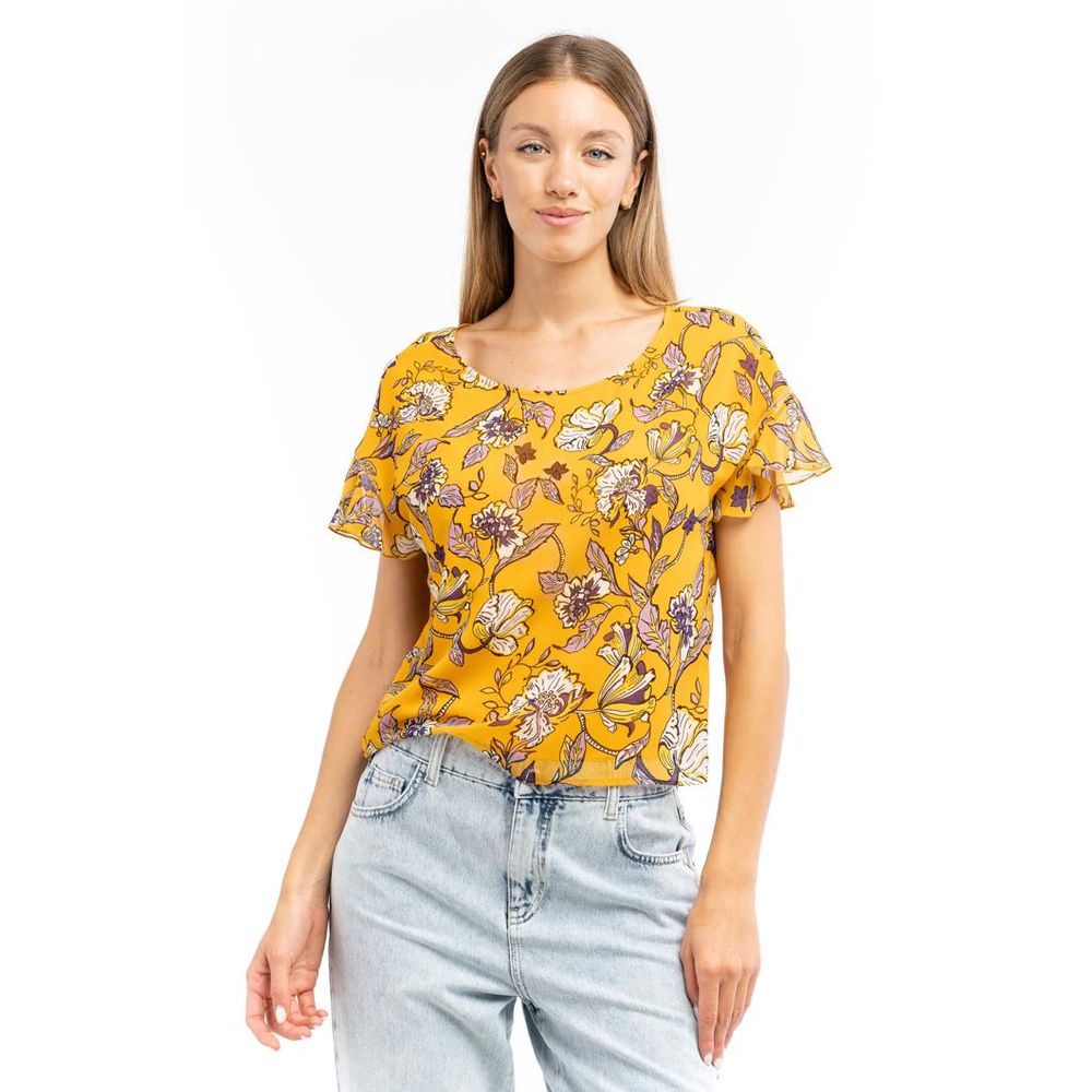 Multicolor Polyester Blouse