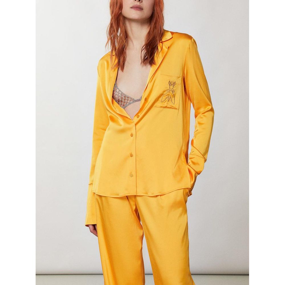 Orange Viscose Blouse