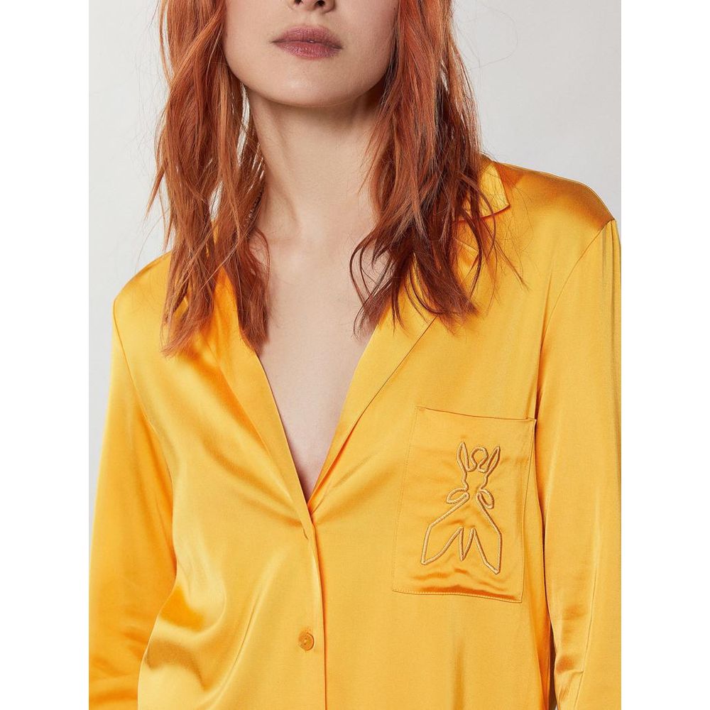 Orange Viscose Blouse