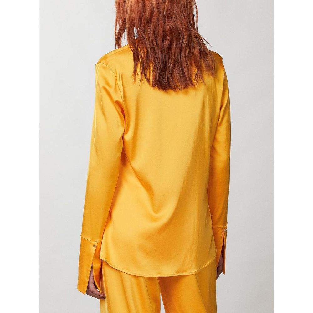 Orange Viscose Blouse