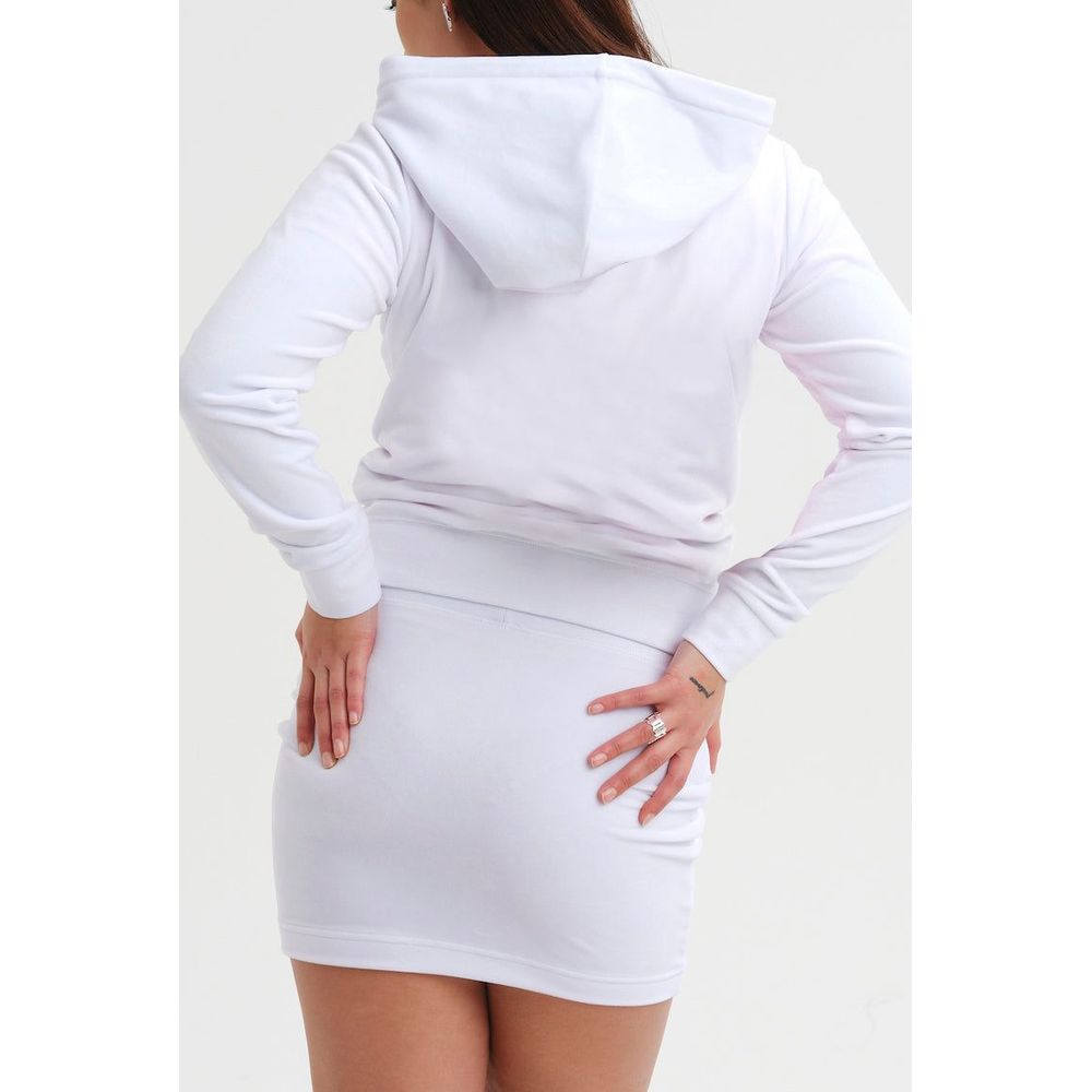 White Polyester Sweatshirt