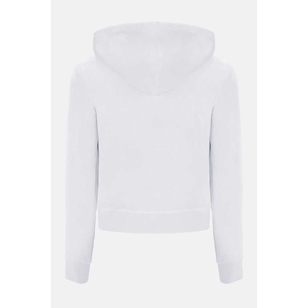 White Polyester Sweatshirt