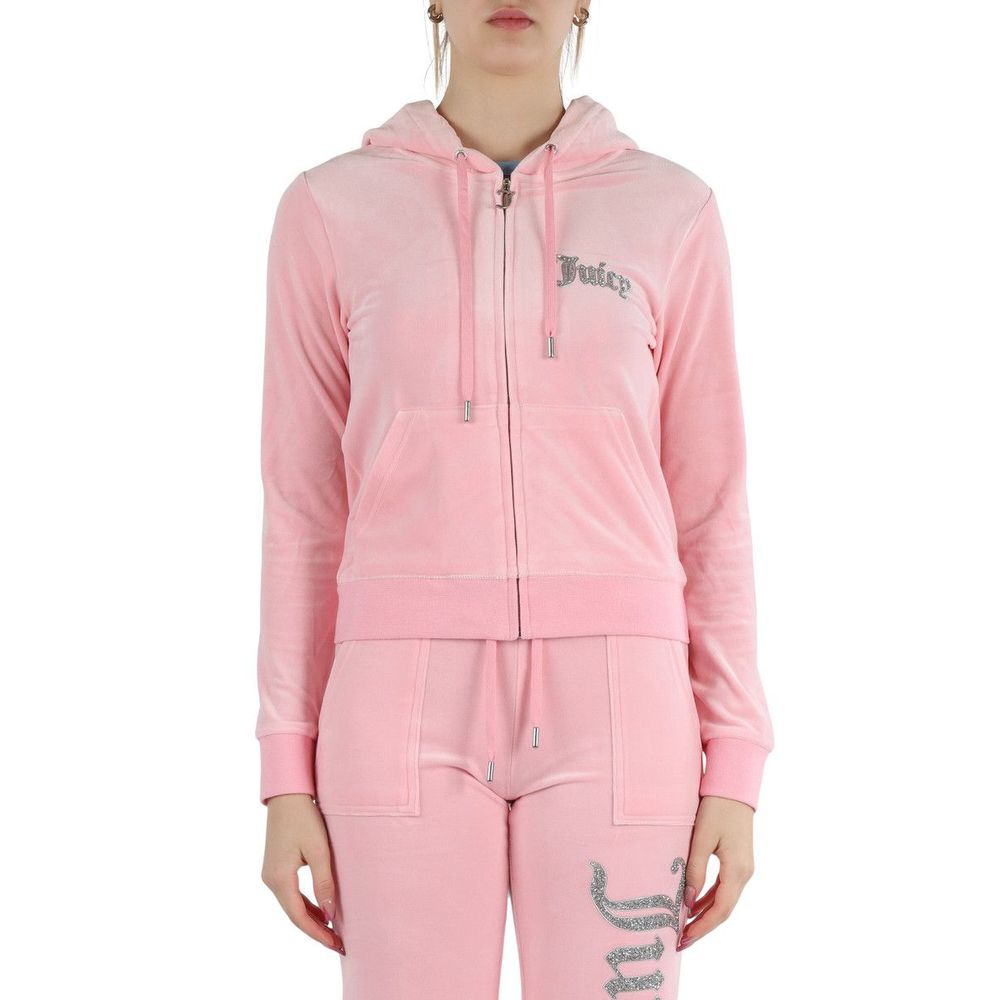 Pink Polyester Sweatshirt