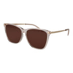Beige Plastic Sunglasses