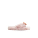 Pink Polyester Slippers