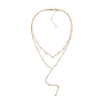 Gold Elastane Necklace