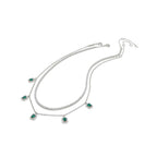Green Elastane Necklace