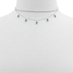 Green Elastane Necklace