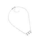 Silver Elastane Necklace